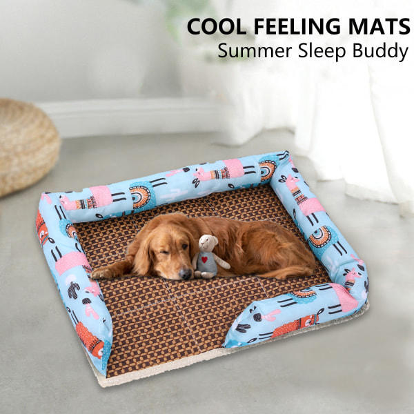 IC Sommar Pet Självkylningsmatta Hundbädd för Medium Small Large XL(29.52\"x21.65\"x1.1\")