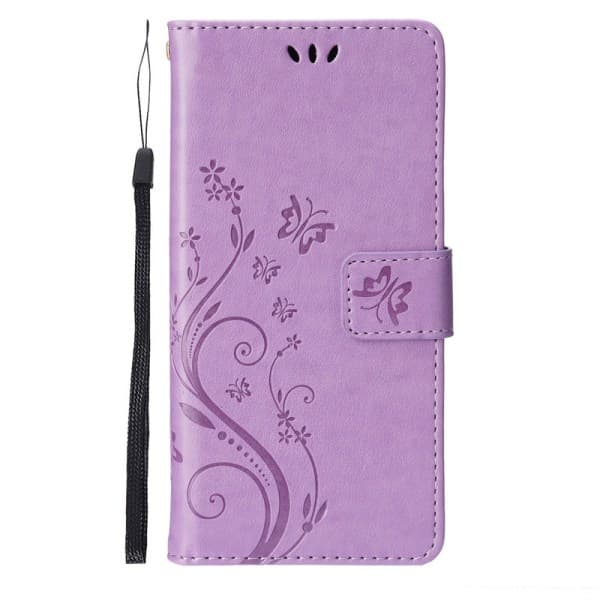 Butterfly etui til iPhone med tre kortpladser