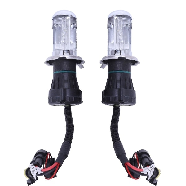 IC 2x Pære Auto HID Bi-xenon Stråle Høy / Lav Pære H4 (55w, 6000k)