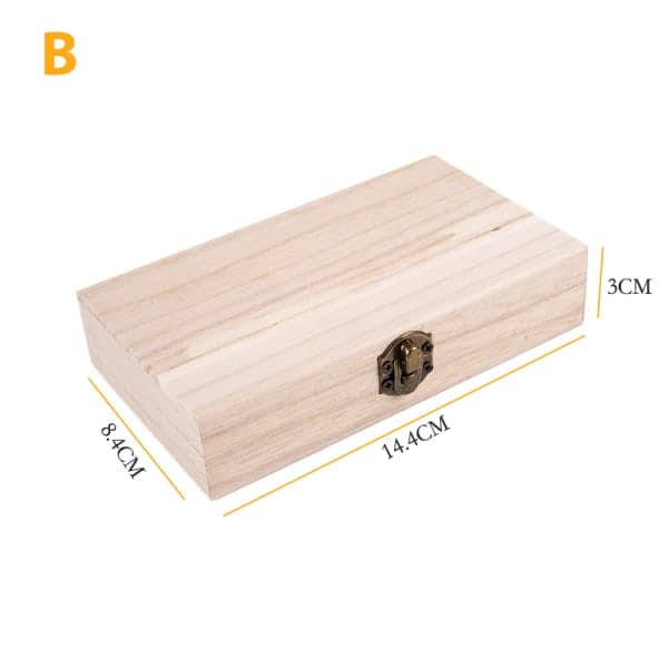 IC Flugor Trebokser Organizer Bokser Med Lokk Lokk Trebokser for B