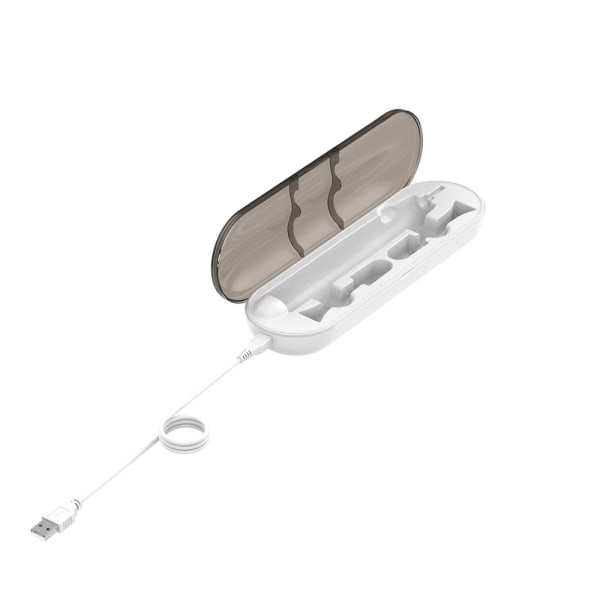 Laddningsfodral för elektrisk tandborste för Philips Case Diamond vit