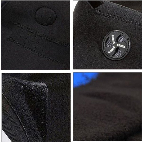 IC Skidåkning, motorcykel, cykel, haklapp, UV, fleece dammmask (blå One Size)