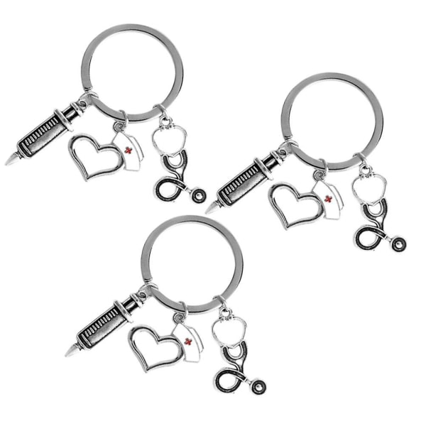 3:a eativa nyckelringar Nyckelhållare Hänge Nyckelringar Craft Ornament Presenter IC