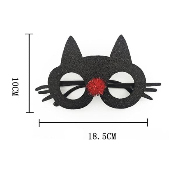 IC NOE Halloween festbriller 4 par tegnede briller Fu