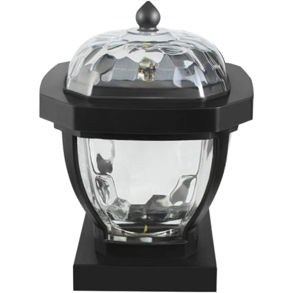 IC 2LEDs Solcellelampe Utendørs Hage Vanntett Solcelle Gjerdelys LED