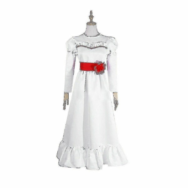 Finklänning Annabelle The Conjuring Doll Barn Vuxen Damkostym U one size none