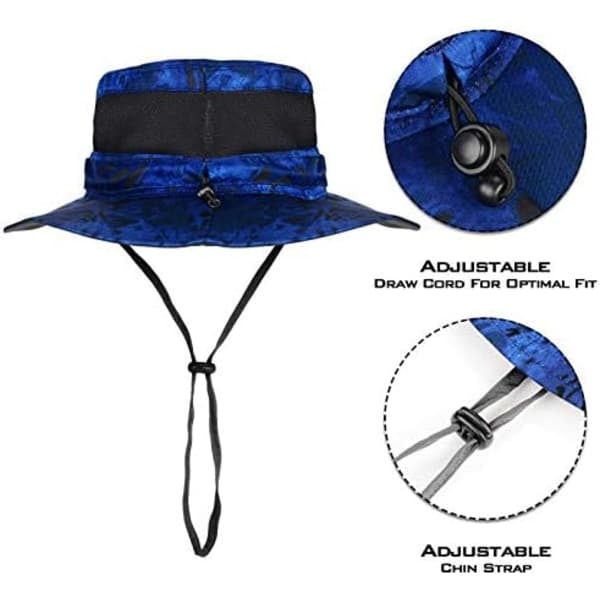 IC Boonie-hat - solhat, fiskehat, strand- og vandringshat, padling, roing, kajakhat