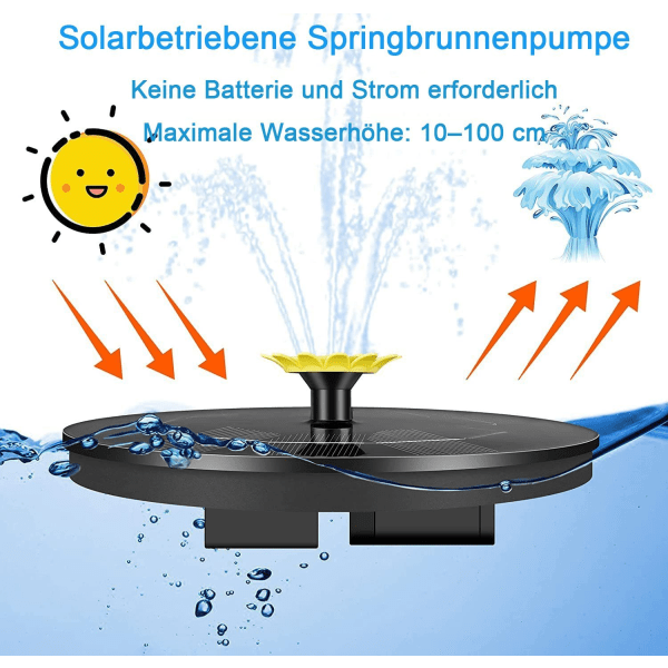 IC 9 effekt sol fonten sol damm pump, garden sol flytande