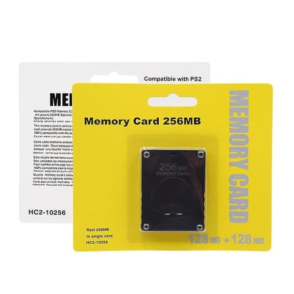 IC Hukommelseskort Hukommelsesudvidelseskort til PS2 Sort, 256mb