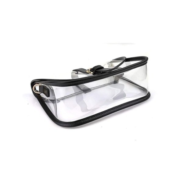 IC Sadel Klar Väska Transparenta Väskor för Kvinnor Stadion Godkänd PVC Transparent Väska Flickor Presenter