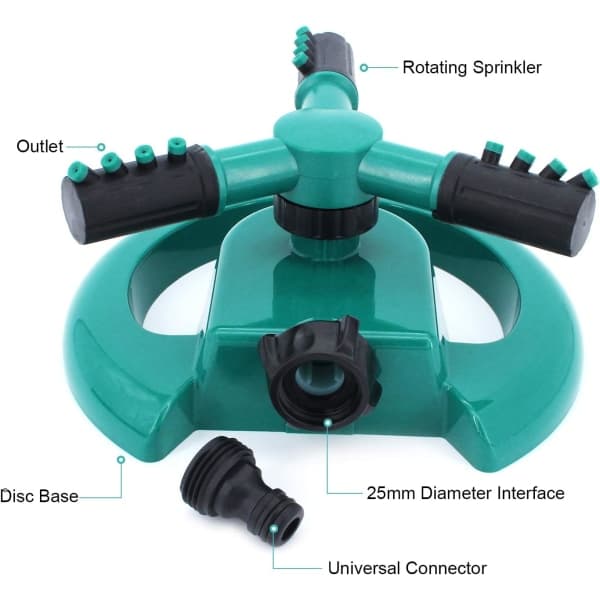 IC Itsepyörivät sprinkleri 3 kpl