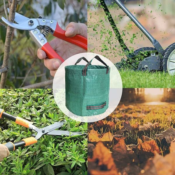 3-pack 500L Kraftiga PP Trädgårdsavfallspåsar Kraftiga Trädgårdstunnor