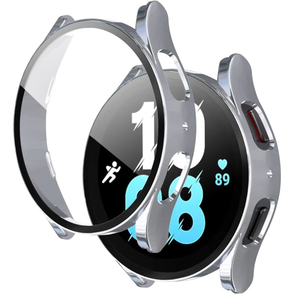 [2-pakning] for Samsung-klokke med skjermbeskyttelse 40 mm, totalt IC