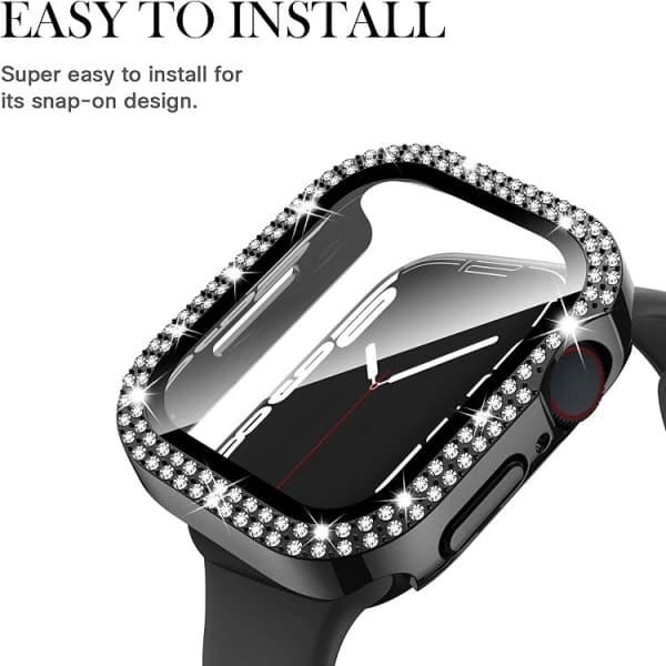IC 2st Diamant Skärmskydd (Silver + Blå) 41MM