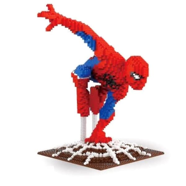 IC Spider-Man Byggstenar Pussel Mikro 3D Figurer Marvel Educa
