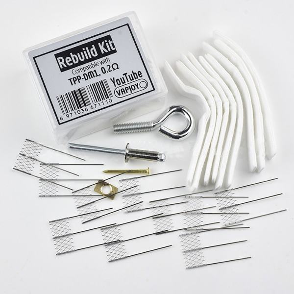 IC DIY Ombyggnadssats TPP DM1 0,2ohm Mesh Coil Resistans Värmetråd 1Set