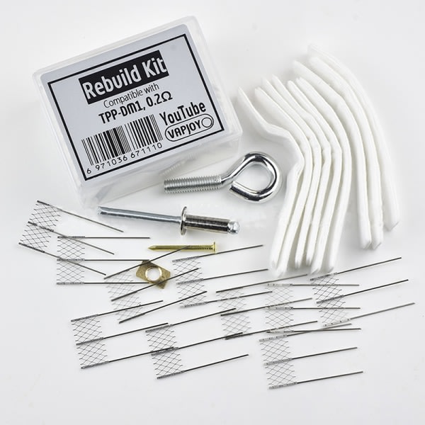 IC DIY Ombygningskit TPP DM1 0,2ohm Mesh Coil Modstand Opvarmningstråd 1Set