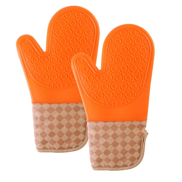 IC 1 par rombmönster värmeisolerande handskar för kök