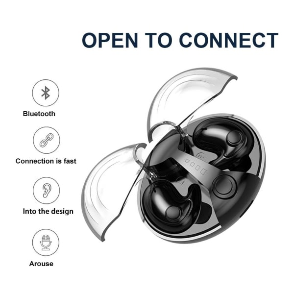 IC Trådlösa hörlurar, Bluetooth 5.3 hörlurar Hörlurar med