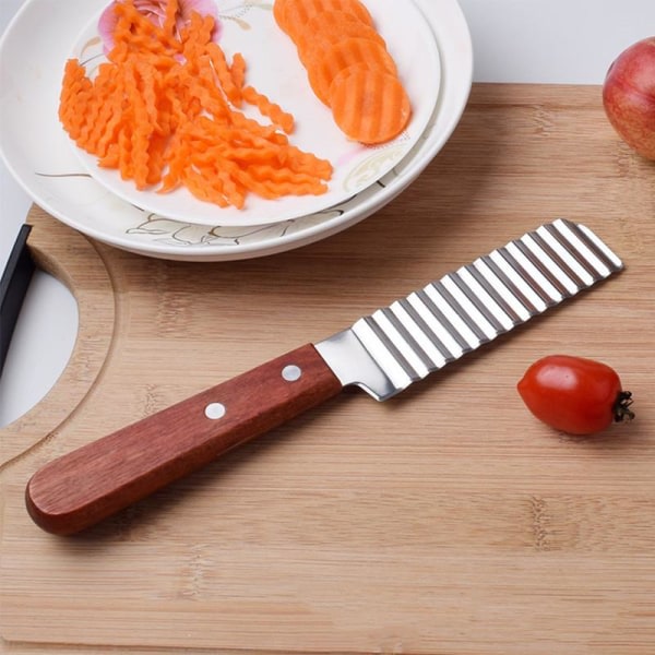 IC Riflet Pommes Frites Kniv Sølv