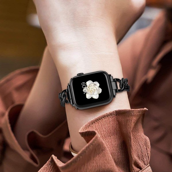 Ruostumattomasta teräksestä valmistettu ranneke Apple Watchin rannekkeelle 42mm 44mm