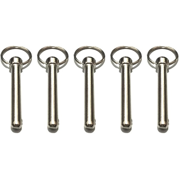 IC Snabbkopplingsstift 8 mm låsstift med fjäderkula låstillbehör, marin hårdvara, bimini toppstift, diameter 8 mm, total längd 72 MM