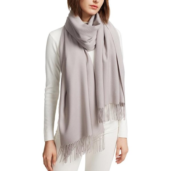 Varm höstskärf för kvinnor enfärgad bomullsscarf med tofsar/fransar enfärgad rutig pashmina XL scarf stulen multifunktionell