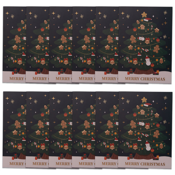Christmas Boxed gratulationskort Multi-Pack Set，Vinter