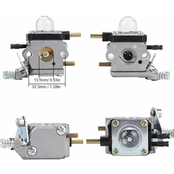 Mantis-jyrsimen osat Kaasutin C1U-K54A ilmansuodattimella Repower-sarja Mantis 2-tahti 7222 7222E 7222M 7225 7230 7234 7240 7920 7924, DEBUNS
