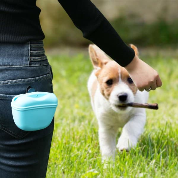 IC 3 stk Hundegodbitpose, Silikon Godbitpose Trening Kjæledyr Valp