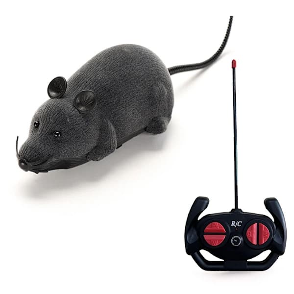 Remote Control Mouse Cat Toy, Interactive Moving Cat Toy Wireless Electronic RC Rat Mice Pet Toys