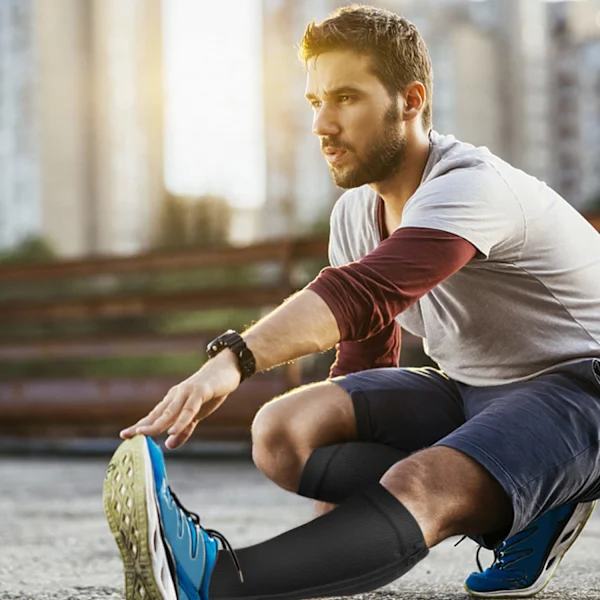 Compression Socks with Zipper, 1 Pair, Black, L/XL