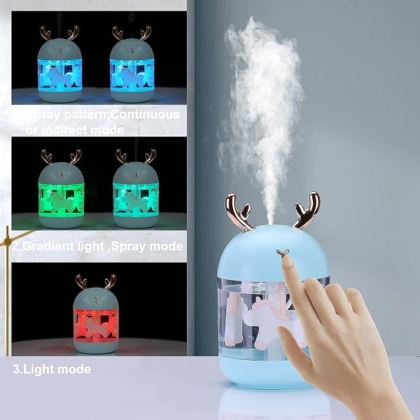 IC Mini Luftfukter, Bærbar Luftfukter for Hjemmet, Baby