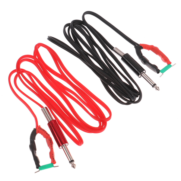 IC Power Silikonkabelklemme Sladdholder Standard Phono-stik Sort