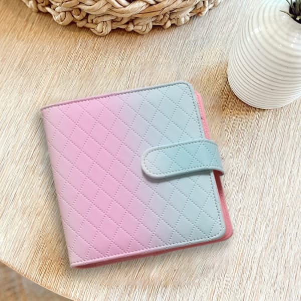 IC 5,9\" x 5,9\" lommebok, innerlommer, mini-journalnotatblokk