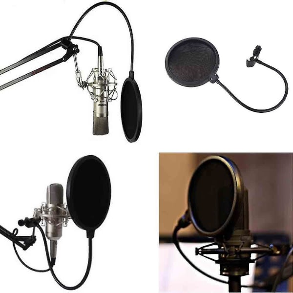 IC CNE Studio Mikrofon Popfilter Vindskjerm