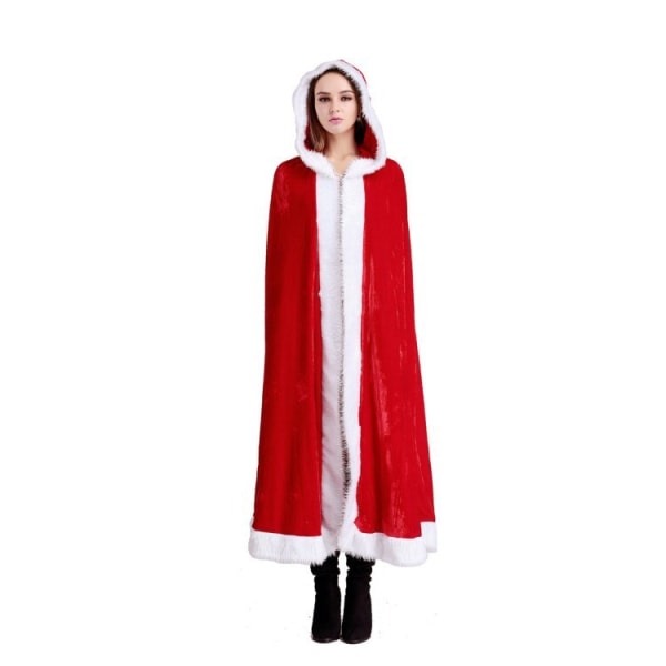 Julkappa Jultomten Robe Festdräkt Cape for vuxet barn S
