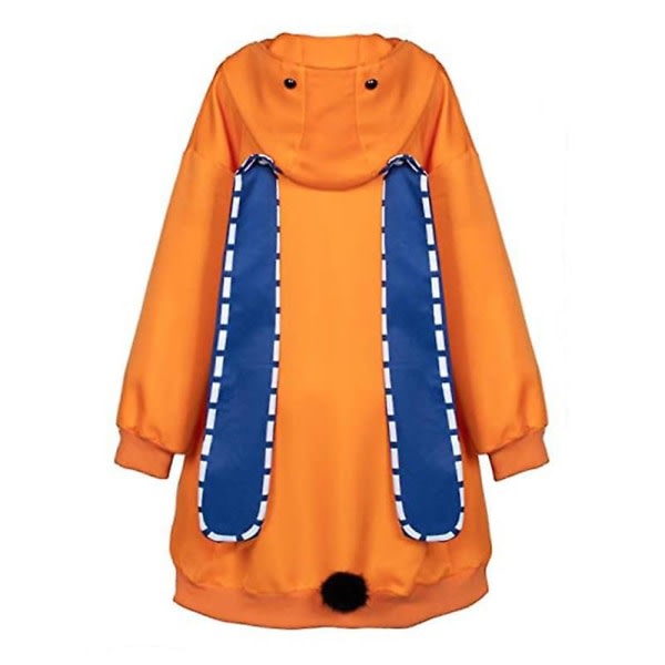 IC Runa Costume Coat Cosplay Uniform Zip-up hættetrøje Jacka+Strumpor Z 3XL