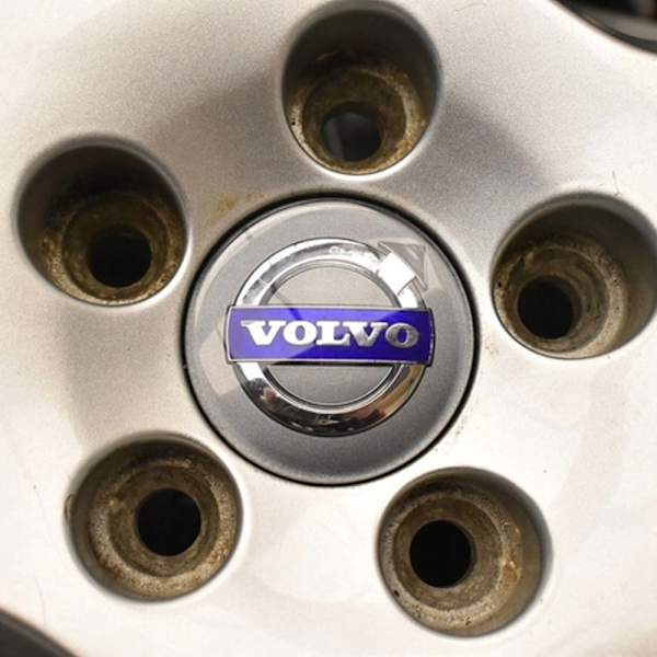 4 kpl - Volvo Keskikupit / Pyörän Navan Merkit - Auto 70 70 64mm Grå