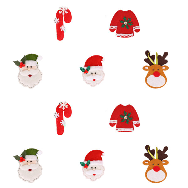 Julgransprydnad Filt Julgran Rensa Present Form med A