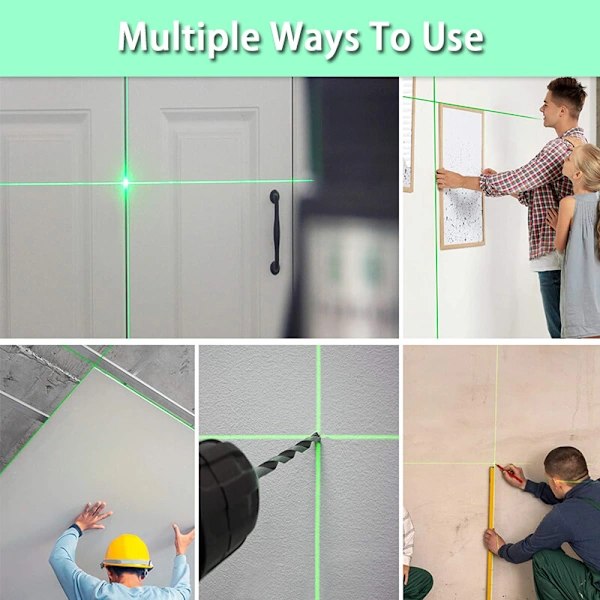 Portable Red/Green Laser Level Horizontal Vertical Cross Line Mini Meter Red Light Red Light