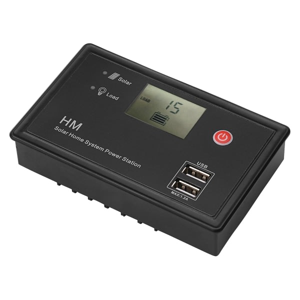10a Pwm Solar Charge Controller 12v/24v automatisk identifiering mindre än 55v ingångssolpanelsregulator för gelbatteri med lcd-display temperatur