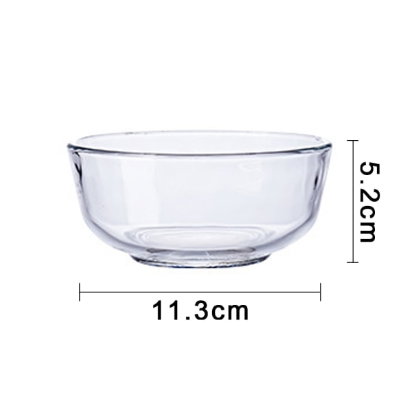 IC Stor salatskål, rund i premium akryl, brudsikker klar, 146 ounce 2 stk