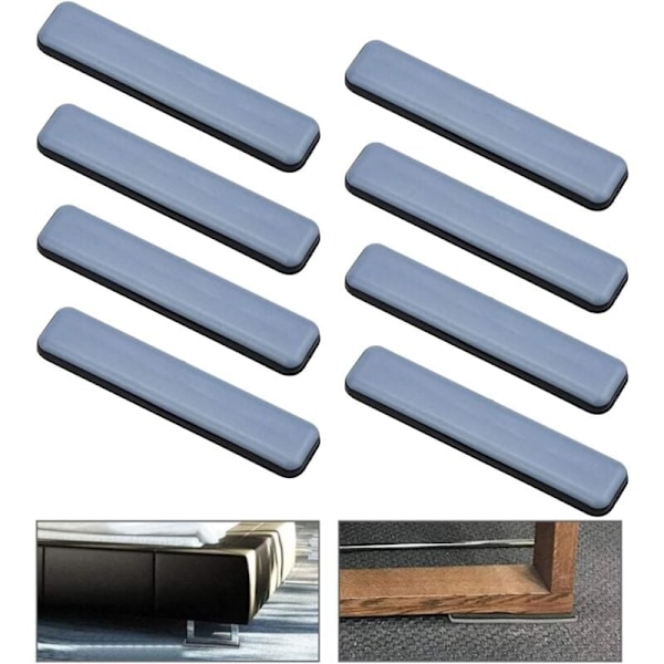 PCS Möbelkuddar, Teflon Skydd för Mattor och Golv, Självhäftande Golvskydd 100x25 mm