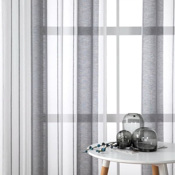 IC Gardiner 2-pak perforerte chiffon-gardiner 132cm*244cm