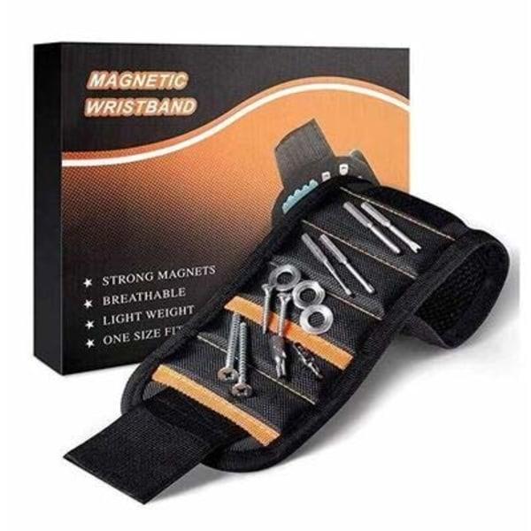 Magnetiskt armband för skruvar, magnetisk skruvhållare med starka magneter - perfekt unik julklapp
