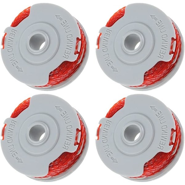 4-pack strängtrimmerlinjespole för Flymo FLY021 buskröjare linjespole ersättningsspole för flymo strängtrimmer 36ft/1,5 mm