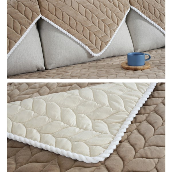 IC Modern minimalistisk soffkudde, bekvämt kuddfodral i cover (kaffefärg, örngott med innerkärna 45*45),