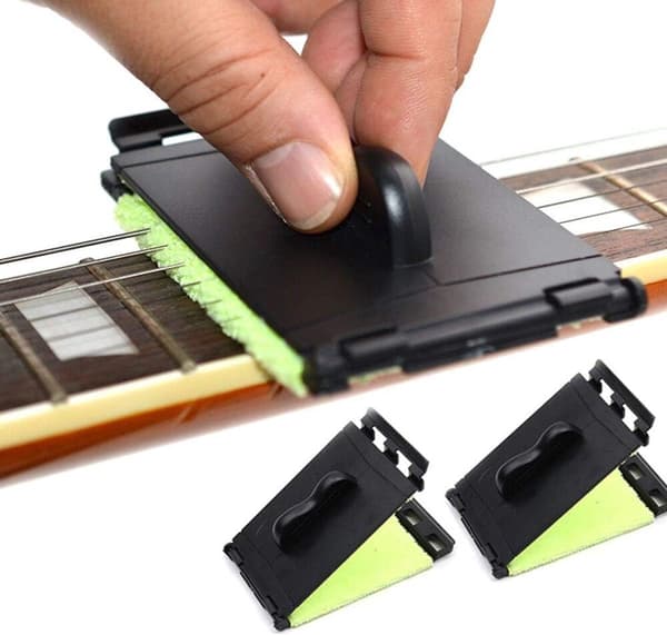 2 Pieces - Guitar String Cleaner - Guitar Strings - String Wiper - Suitable - Violin/Bass/Ukulele/Electric Guitar - Instrument