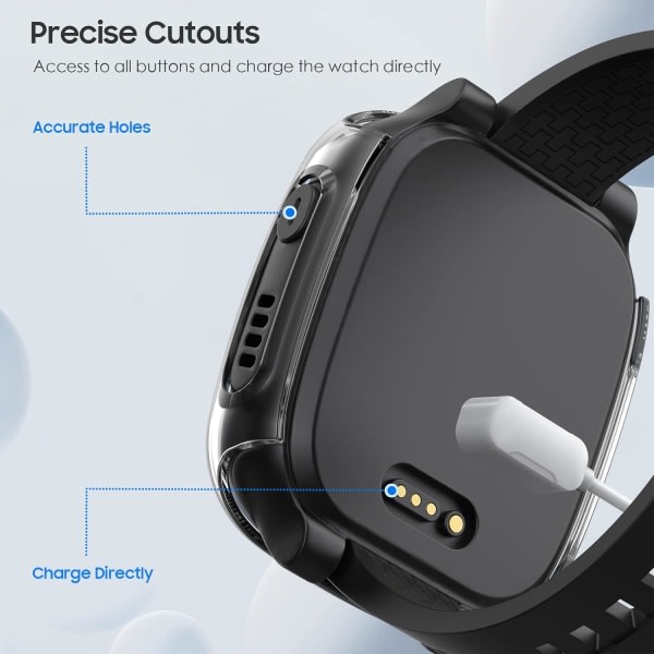 Smartwatch-koffert Kompatibel med Xplora X5 Play, hard PC-koffert med IC